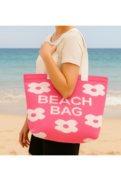 Sebir Moda Пляжна сумка з квітковим візерунком