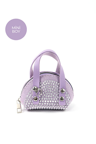 SHAKA Λιλά Shk220 Suede ύφασμα, Μονό διαμέρισμα, Λουράκι αλυσίδας, Φερμουάρ, ...