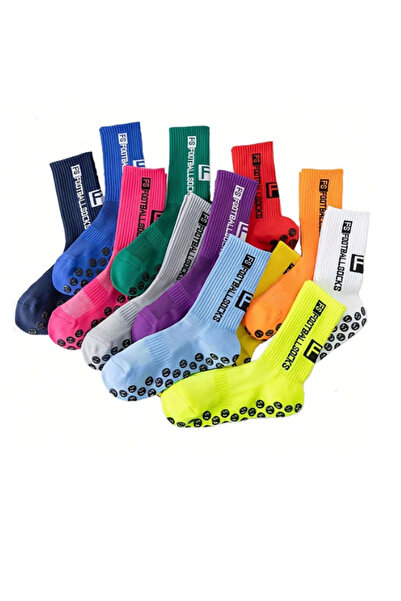 Tayzon Professional Anti-Slip Silicone Sole Towel Sole Football Socks Astroturf Socks Athlete's Socks