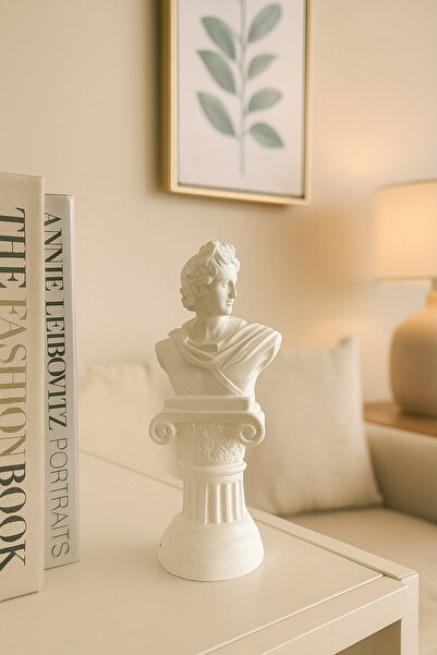 LUBERKA CANDLE Beyaz Apollon Heykeli