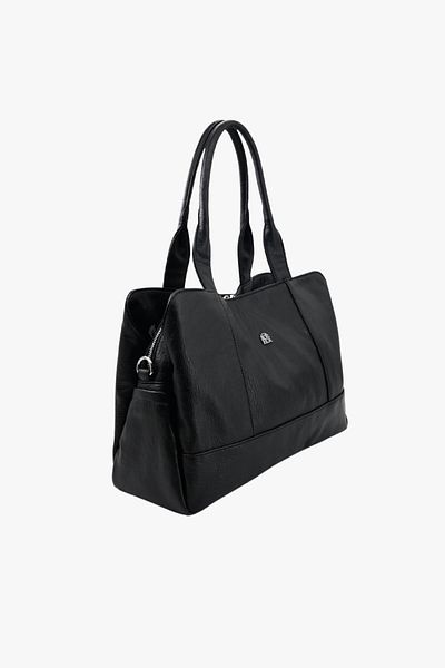 SOSELA 67-8098 Women's Black Shoulder and Shoulder Bag