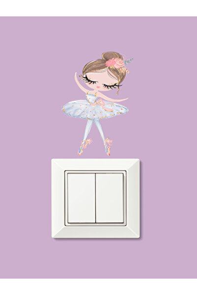 aiki Mavi soft  Balerin, çocuk odası piriz üstü süsleme