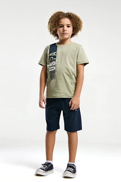 U.S. Polo Assn. Base. Polo Assn Boys Bermuda Set with Pockets, 100% Cotton