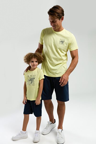 Arnetta %100 Pamuk Baba Oğul Şortlu Takım, Baba Ve Çocuk Pijama Ayrı Ayrı Fiyatlandırılır