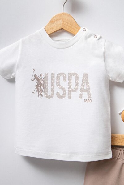 U.S. Polo Assn. 100% Cotton Baby Boy Bottom Top Set