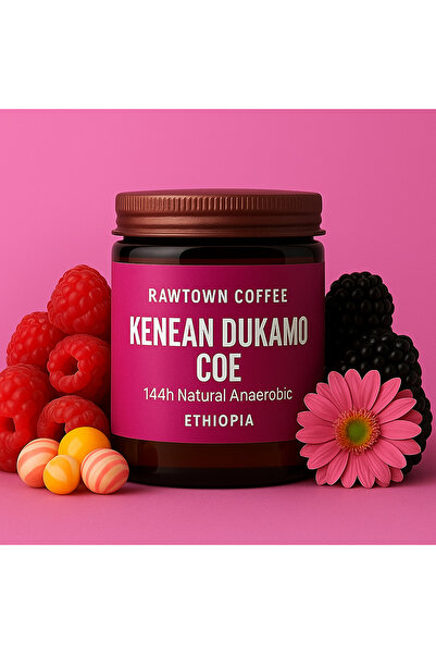 RAWTOWN Kenean Dukamo Coe 144h - إثيوبيا - قهوة مفلترة مؤهلة 100 جرام حبوب قهوة