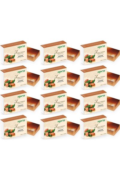 Agarta Handmade Natural Soap 150Gr Argan (Set of 12)