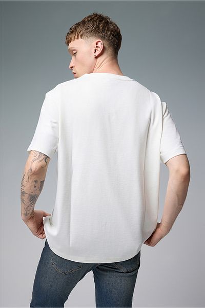 VENA Ανδρικό Μπλουζάκι Oversize Χοντρό - ΜΑΛΑΚΙ
