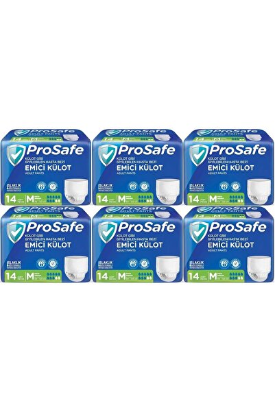 PROSAFE Emici Külot Hasta Bezi M - Orta - Medium 84 Adet (6PK*14)