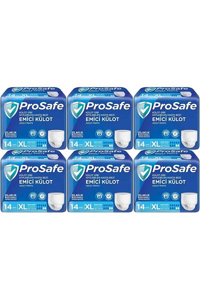 PROSAFE Absorbent Panty Diaper XL - Extra Large - Extra Large 84 Pieces (6Pk*14)