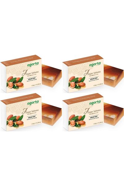 Agarta Handmade Natural Soap 150Gr Argan (Set of 4)