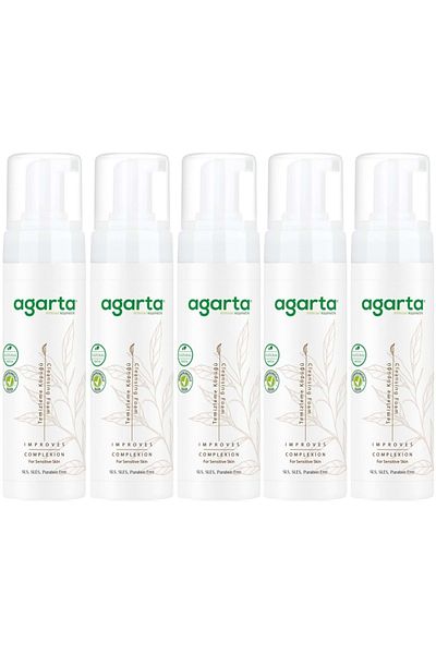 Agarta Natural Facial Cleansing Foam 225ml (Set of 5)