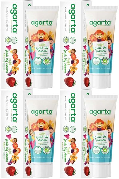 Agarta Natural Toothpaste 75ml Children (Set of 4)