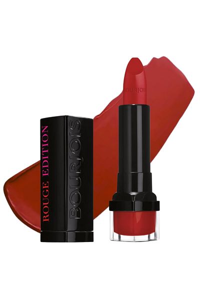 Bourjois Rouge Edition Lipstick 13 Rouge Jet Set – Bold Red Lipstick, 12h Wear, Satin Finish 3.5g