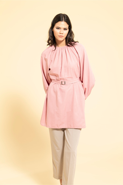 MİRAŞE MODA Tunic Belted Loose Cut (90 cm)