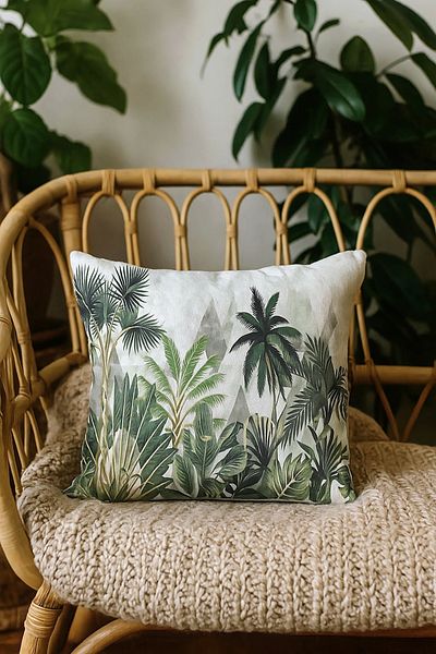 benlisso Διακοσμητικό Μαξιλάρι 45x45 Tropical Leaves B5 Κάλυμμα Ριχτάρι