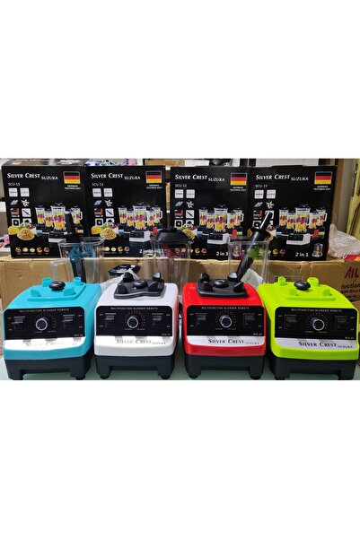 Silver Crest 9000watt Buz Kırıcı Öğütücü Profesiyonel 2,5lt Çift Sürahi Blender Renkler Değişiklik Gösterebilir