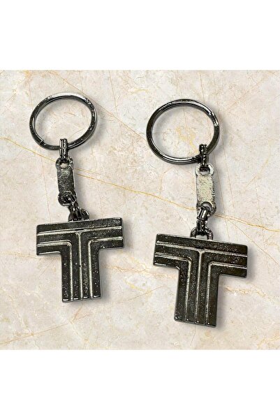 STİLİX GARAGE سلسلة مفاتيح معدنية للسيارات مع شعار Tofaş 2PCS