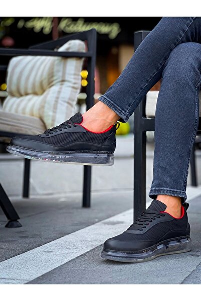 Chekich Ch181 - Rrt İpekyol Men's Shoes Black - Red