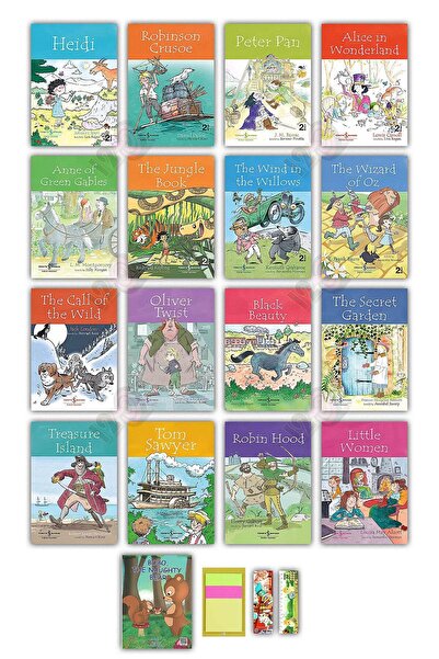 TÜRKİYE İŞ BANKASI KÜLTÜR YAYINLARI İngilizce Çocuk Klasikleri 9+ Yaş Heidi R...