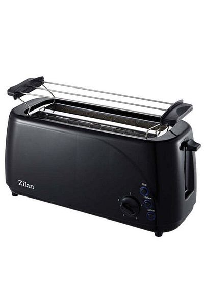 Zilan Prajitor Paine Zilan - 1400W, 4 Felii, 5 Trepte Rumenire, Functii Multiple - ZLN2713