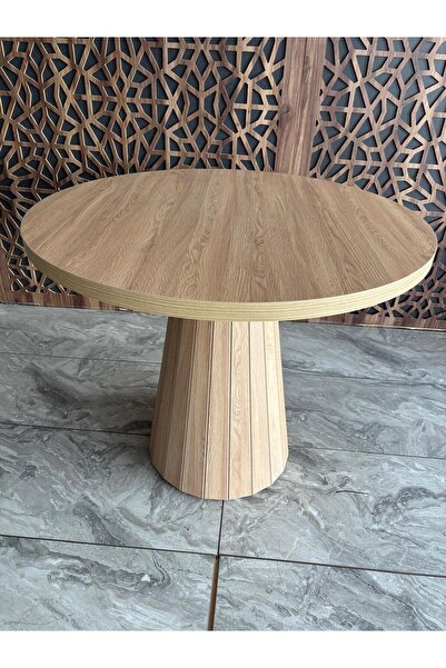 DOĞUKAN HOME YUVARLAK FIÇI MUTFAK MASASI ÇALIŞMA MASASI OFİS MASASI