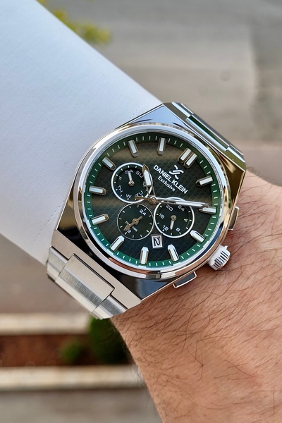 Daniel Klein Kadranı Yeşil Kordonu Silver Renk 24 Ay Garantili Fonksiyonları ...