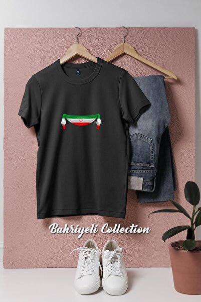 bahriyeli.jpeg تي شيرت للجنسين بتصميم رمز إيراني كبير الحجم