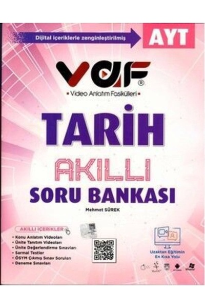 VAF YAYINLARI Ayt Tarih Akıllı Soru Bankası