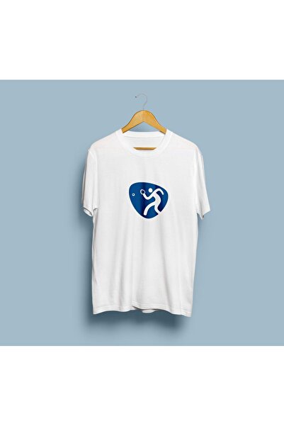 Generic Brand Μπλουζάκι με λογότυπο ολυμπιακού πινγκ πονγκ oversized Unisex