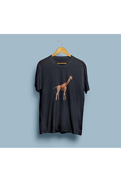 Bahriyeli Collection supradimensionat Design Girafe unisex tricou