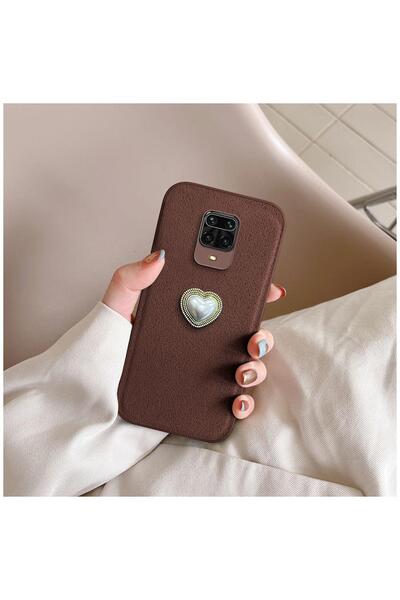 Pro Aksesuar Xiaomi Redmi Note 9 Pro Max Uyumlu Kılıf Kalpli Vel Silikon Kılı...