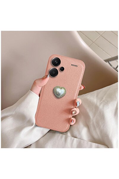 Pro Aksesuar Xiaomi Redmi Note 13 Pro Plus 5G Uyumlu Kılıf Kalpli Vel Silikon...