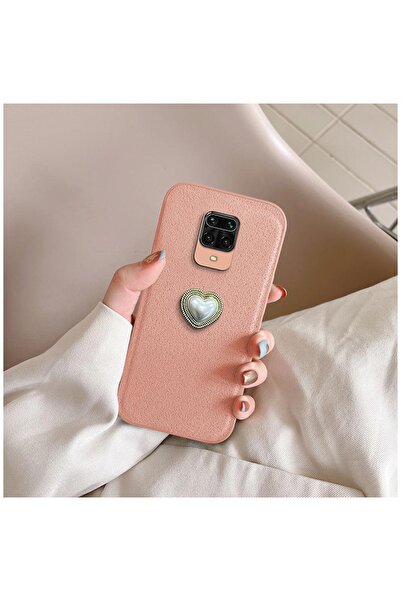 Pro Aksesuar Xiaomi Redmi Note 9S Uyumlu Kılıf Kalpli Vel Silikon Kılıf Rose ...