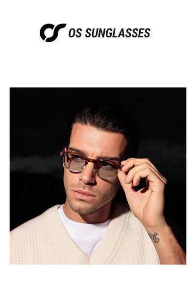 OS Sunglasses Ochelari de soare Berlin Sand albastru deschis pentru bărbați și femei