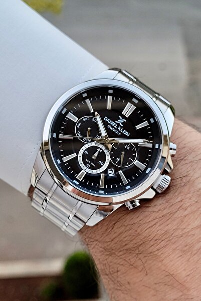 Daniel Klein Kadranı Siyah Kordonu Silver Renk 24 Ay Garantili Fonksiyonları ...