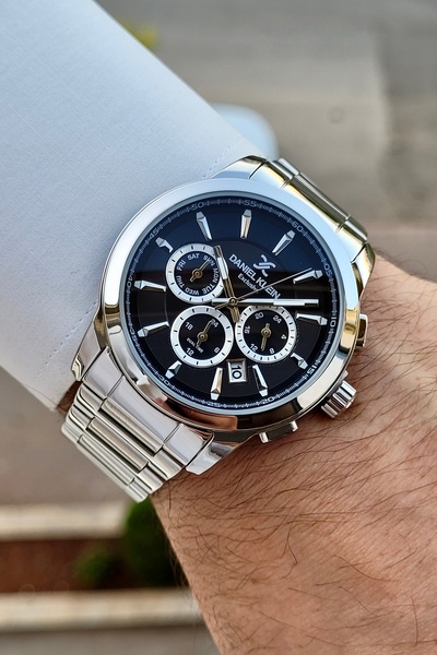 Daniel Klein Kadranı Siyah Kordonu Silver Renk 24 Ay Garantili Fonksiyonları ...