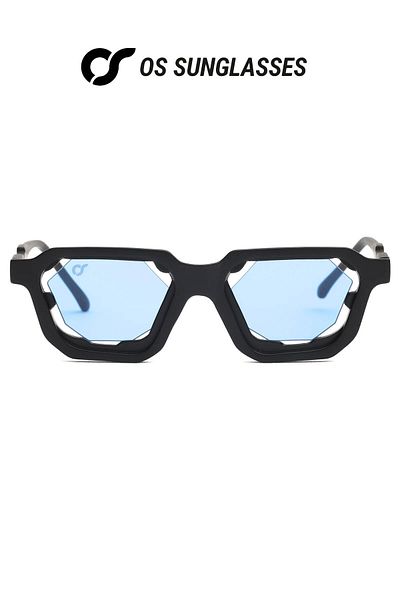 OS Sunglasses Ochelari de soare Boston 2.0 albaștri pentru bărbați și femei