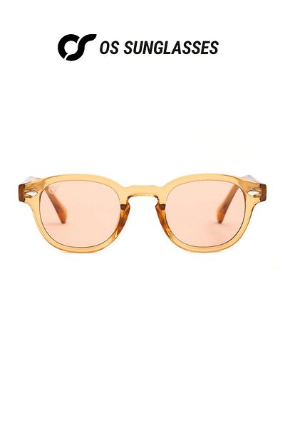 OS Sunglasses Berlin Premium Honey Green Sunglasses For Men And Women