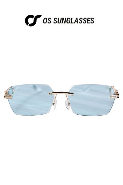 OS Sunglasses Ochelari de soare turcoaz Praga pentru bărbați și femei