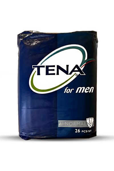 TENA Incontinence Pads For Men Normal, 26 Pcs