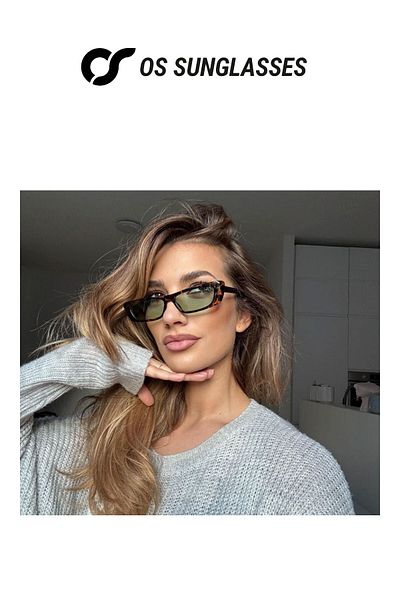 OS Sunglasses Ochelari de soare Dakota turcoaz pentru bărbați și femei