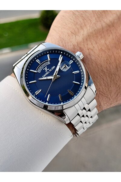 Daniel Klein Kadranı Lacivert Kordonu Gri Renk Ayarlanabilir Kordonlu Fonksiy...