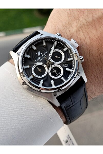 Daniel Klein Kasası Gri Kordobu Siyah Renk Ayarlanabilir Kordonlu Fonksiyonel...