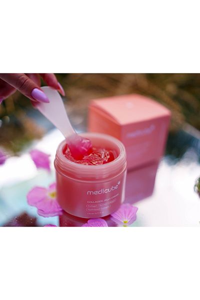 Medicube Cremă de colagen cu jeleu 110 ml, cremă gel cu colagen pentru hidratarea și fermitatea pielii
