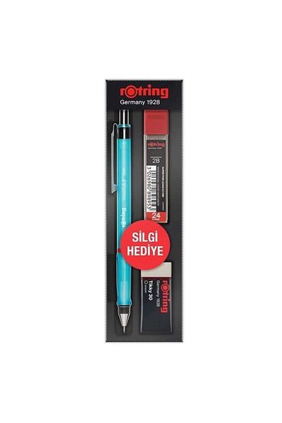 Rotring Rotring Visuclick School Set 0.5 Blue (PEN ERASER MINI)