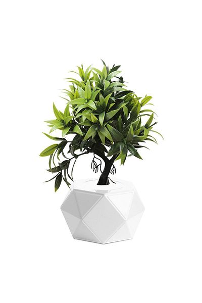 HOMİNG Homing Τεχνητό Φυτό Μπονσάι σε Λευκή γλάστρα-33 cm 241547