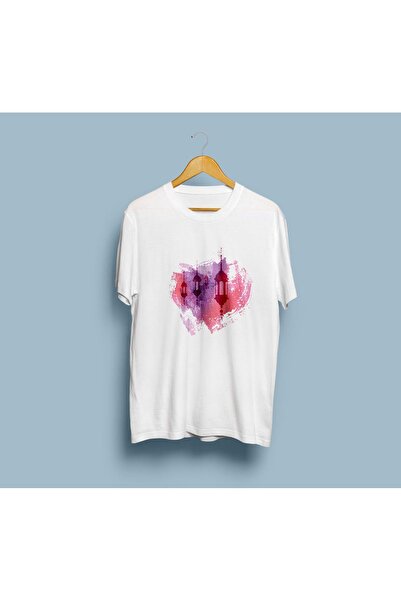 Generic Brand Унисекс T-shirt Oversize kroj са дизајном Рамазанског Бајрама