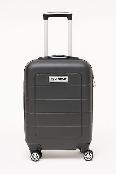 ASFAR Xt-123 Set Of 3 Luggage Trolley, Abs Meterial- 20/24/28 Inch - Grey