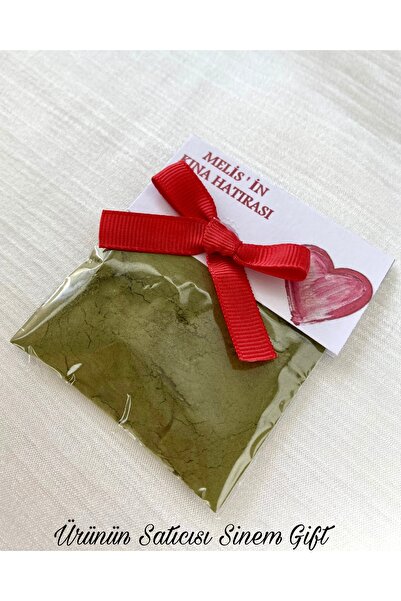 Sinem Gift 50 Adet - Kişiye Özel Dağıtmalık Hediyelik Kına, Kına Gecesi, 6 Ay...